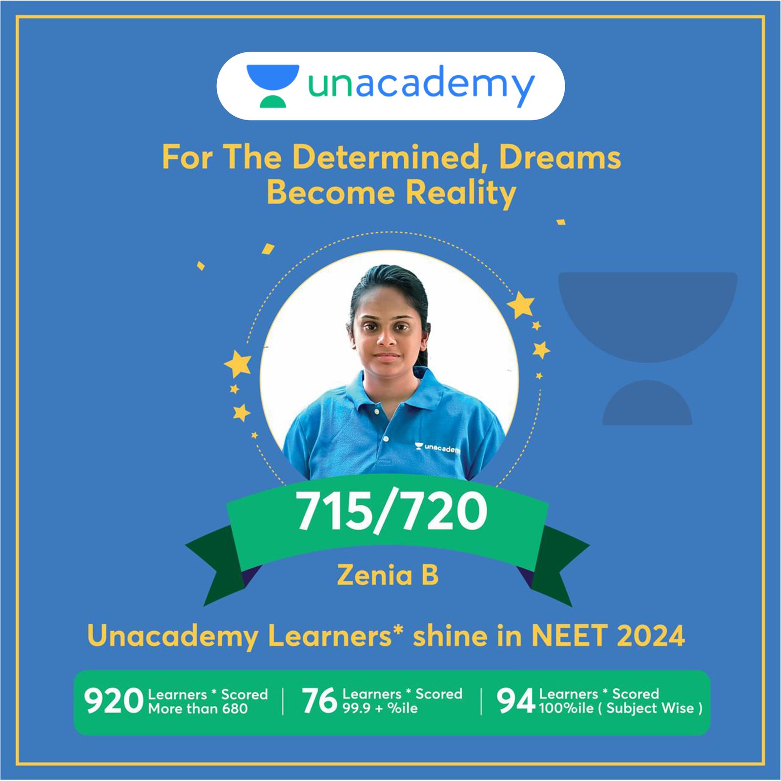 NEET topper Abinaya Muthu